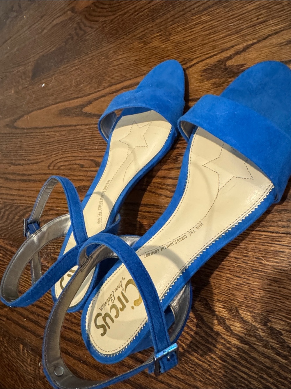 Circus by Sam Edelman Heeled Sandals in Cobalt Blue Size 10